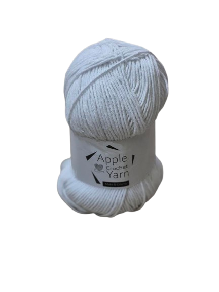APPLE CROCHET YARN - BEYAZ