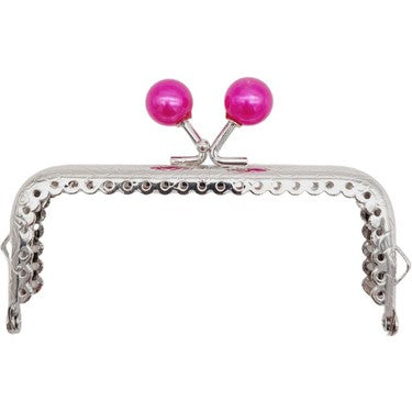 Cüzdan Klipsi - 10.5 cm Fuşya Topuzlu