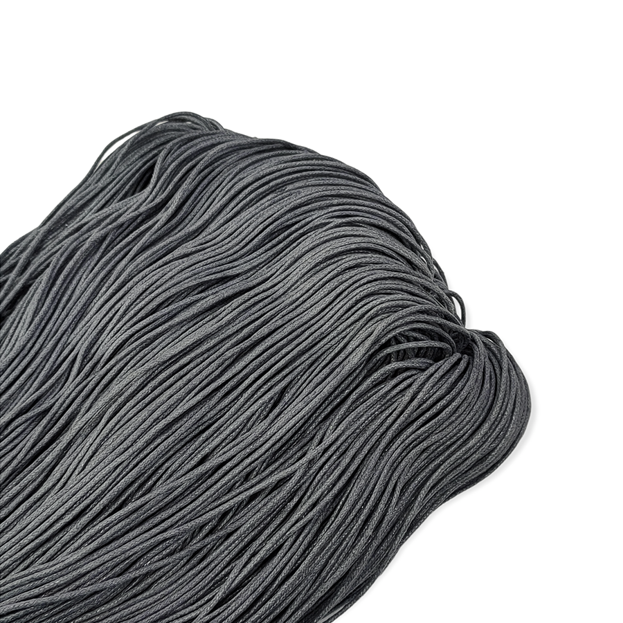 MUMLU KOTON İP - KOYU GRİ