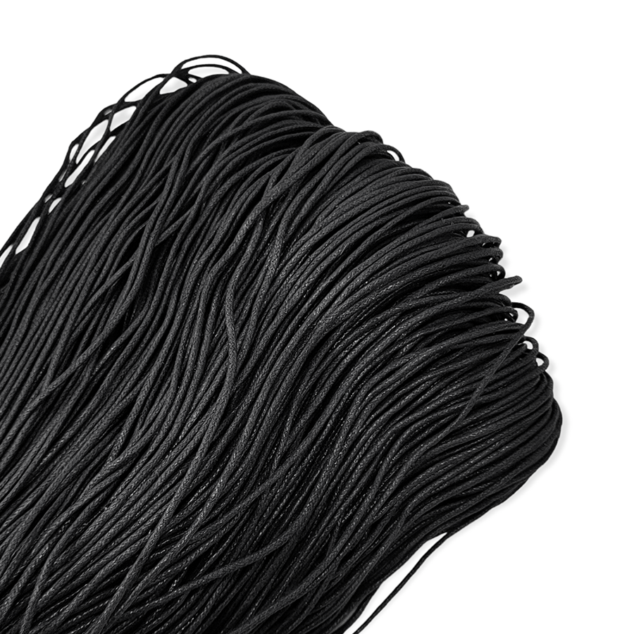 MUMLU KOTON İP - SİYAH