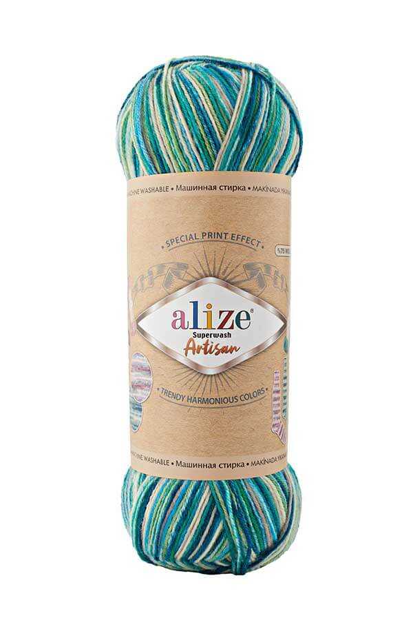 ALIZE SUPERWASH ARTISAN KNITTING YARN | 9001