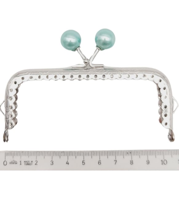 Cüzdan Klipsi - 10.5 cm Mint Topuzlu