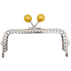 Cüzdan Klipsi - 10.5 cm Sarı Topuzlu