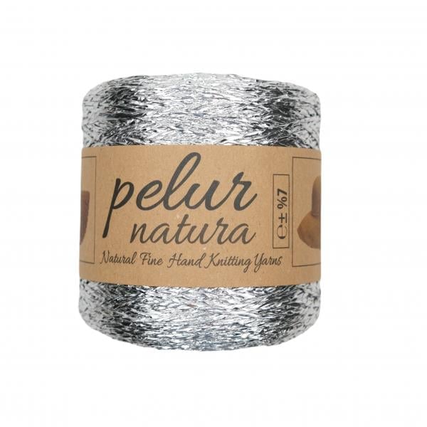 METALİK KAĞIT İP - GÜMÜŞ | 250 GRAM