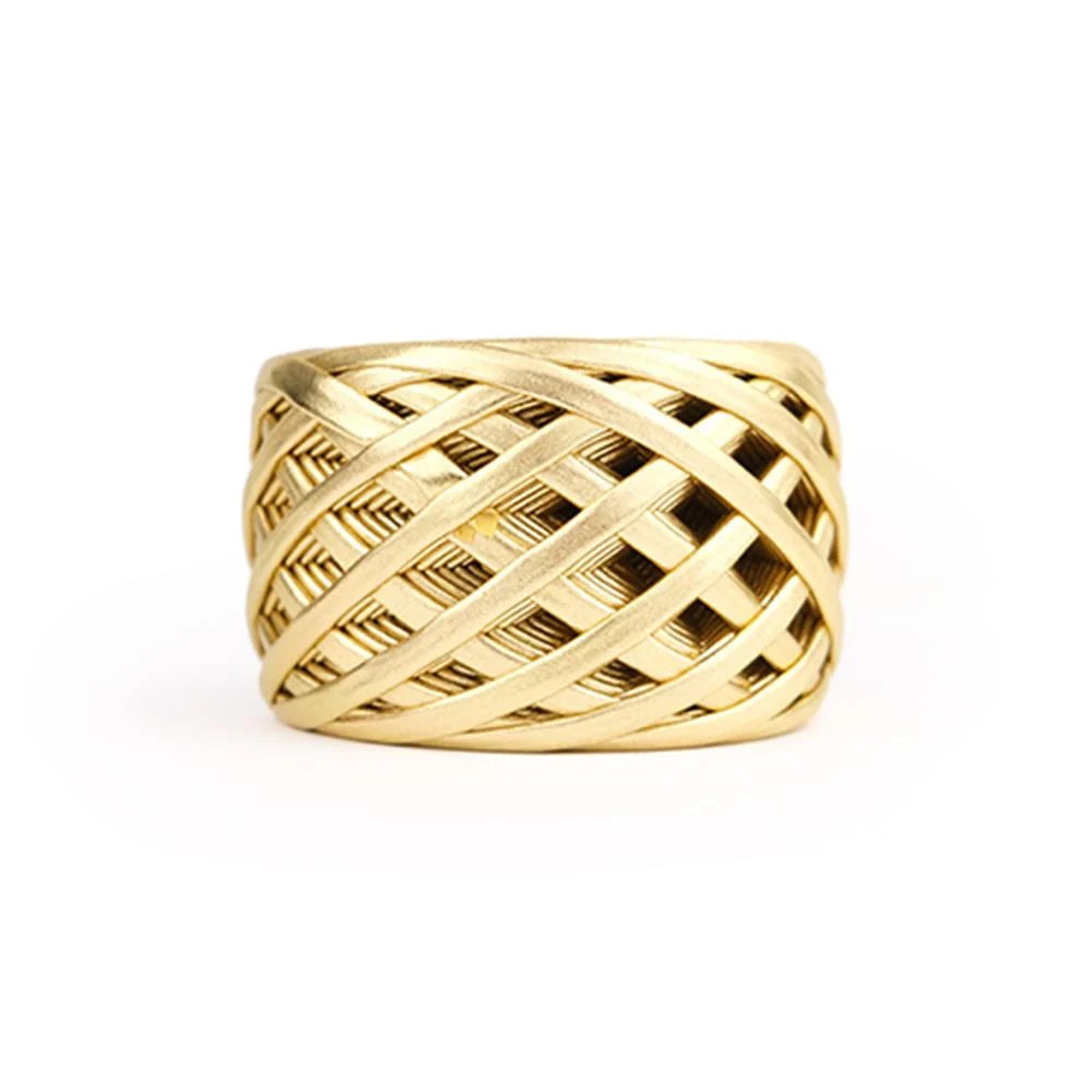 DERİ GÖRÜNÜMLÜ METALİK İP - GOLD