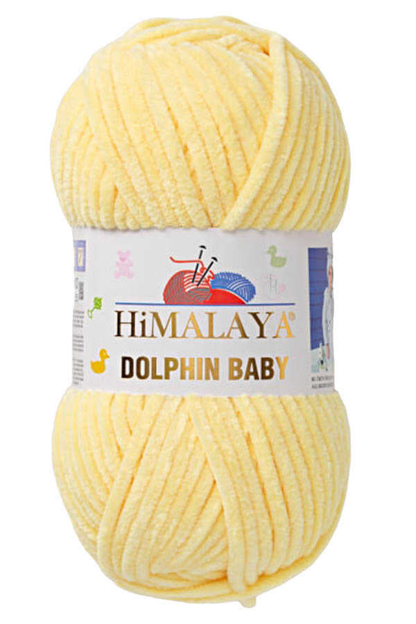 HIMALAYA DOLPHIN BABY YARN 80302 LIGHT YELLOW
