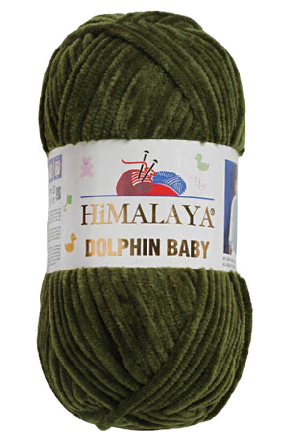 HIMALAYA DOLPHIN BABY YARN 80361 KHAKI GREEN