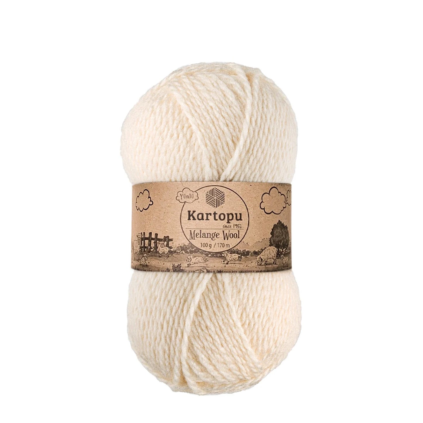 KARTOPU MELANGE WOOL K025