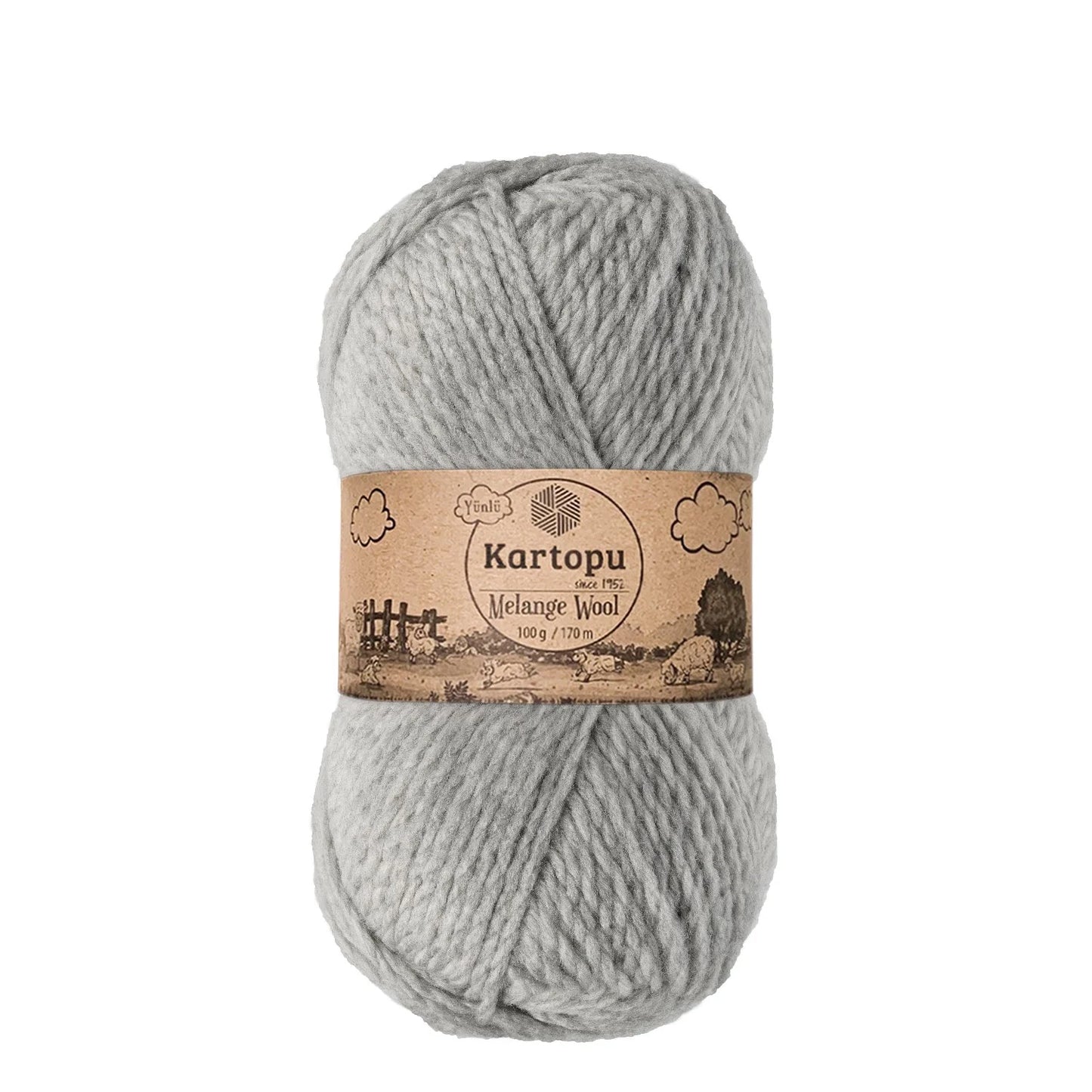 KARTOPU MELANGE WOOL K1000