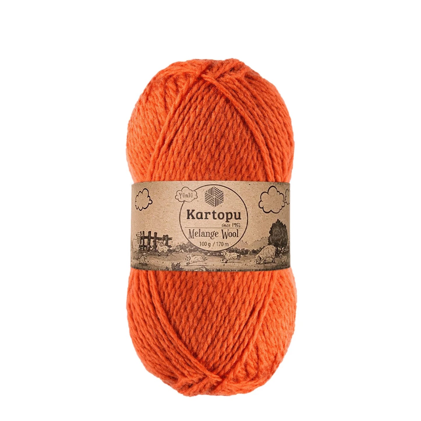 KARTOPU MELANGE WOOL K1210