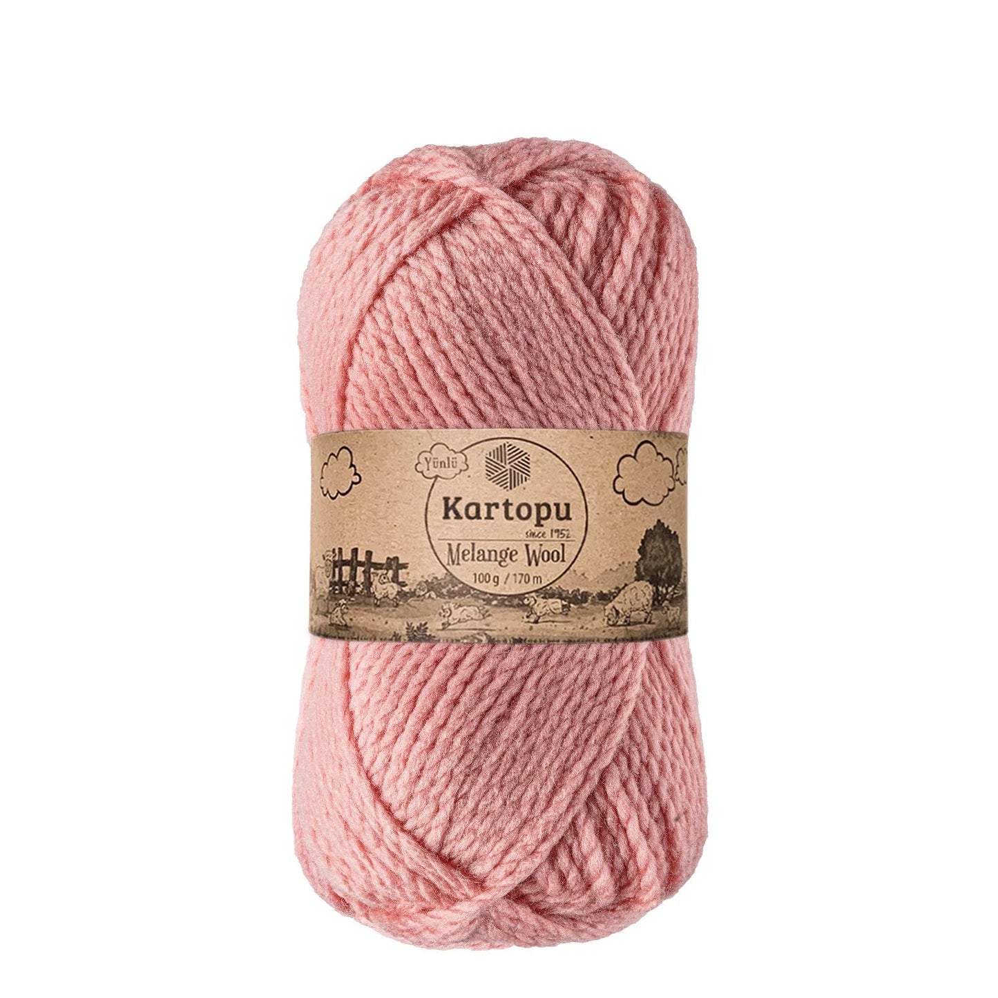 KARTOPU MELANGE WOOL K2116
