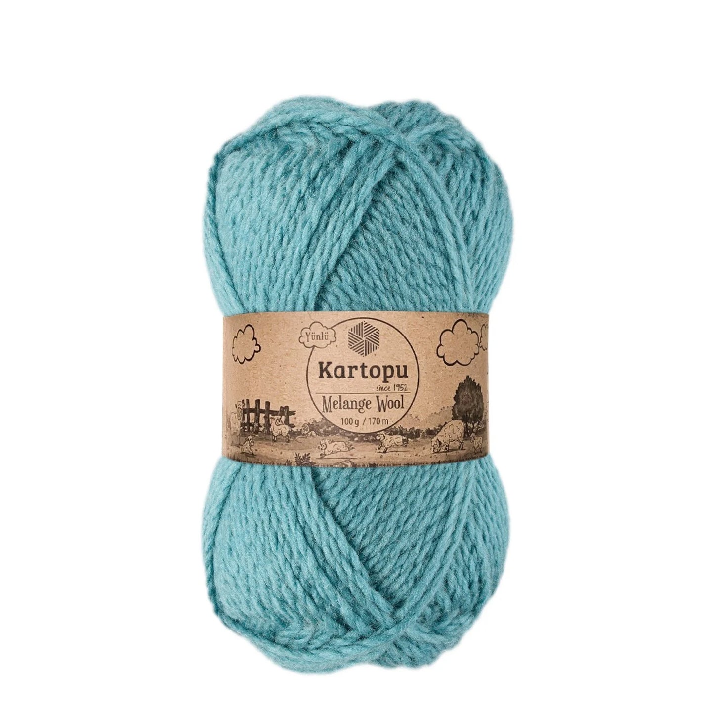 KARTOPU MELANGE WOOL K5017