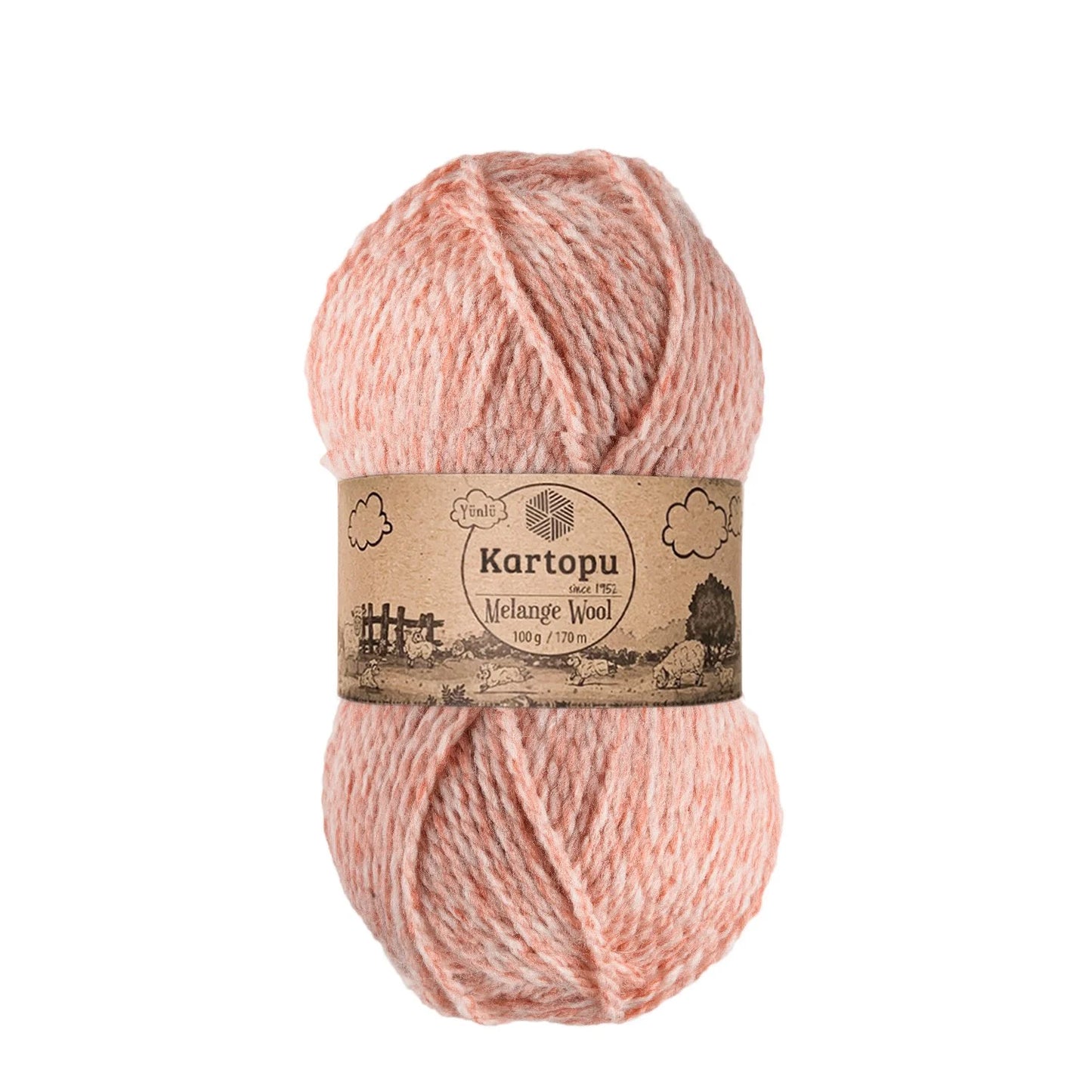 KARTOPU MELANGE WOOL K9003