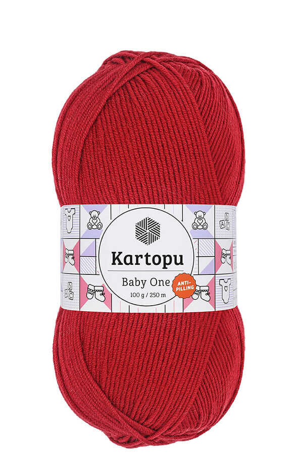 KARTOPU BABY ONE YARN K125 FLAG RED
