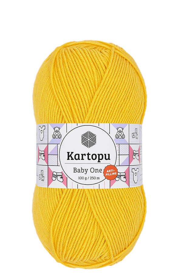 KARTOPU BABY ONE YARN K154 YELLOW
