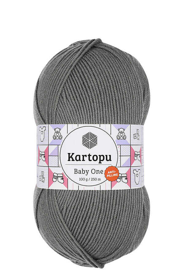 KARTOPU BABY ONE YARN K1921 DARK GREY
