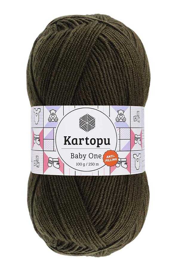 KARTOPU BABY ONE YARN K478 KHAKI GREEN