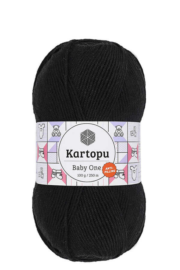 KARTOPU BABY ONE YARN K940 BLACK