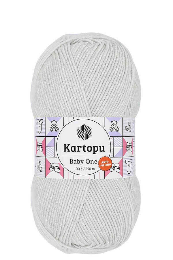 KARTOPU BABY ONE YARN K993 SILVER GREY