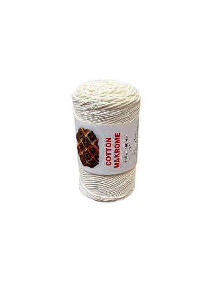 Pamuk Makrome - Ekru