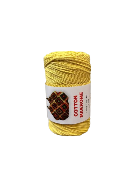 Pamuk Makrome - Sarı