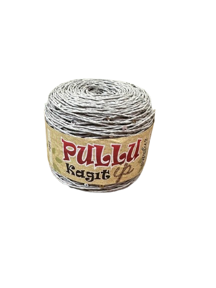 SARILI PULLU İP - GRİ | 250 Gram