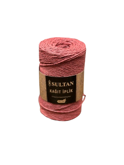 Sarılı Kağıt İp - Soft Kırmızı