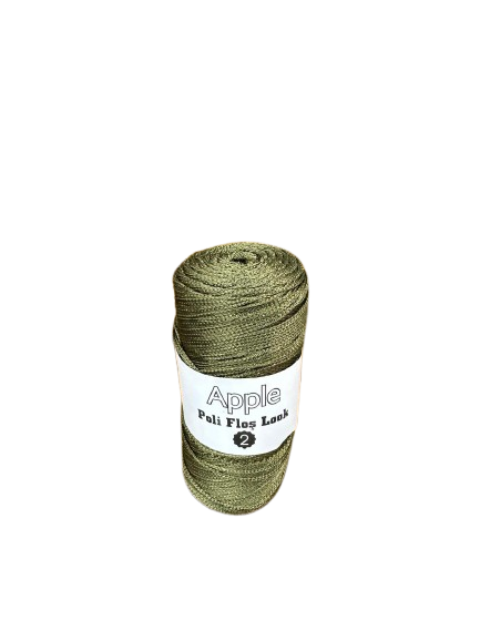 Polyester Makrome 2 Numara - Haki Yeşil