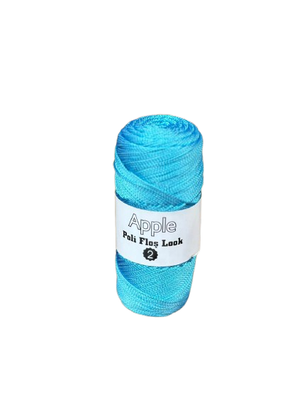 Polyester Makrome 2 Numara - Turkuaz