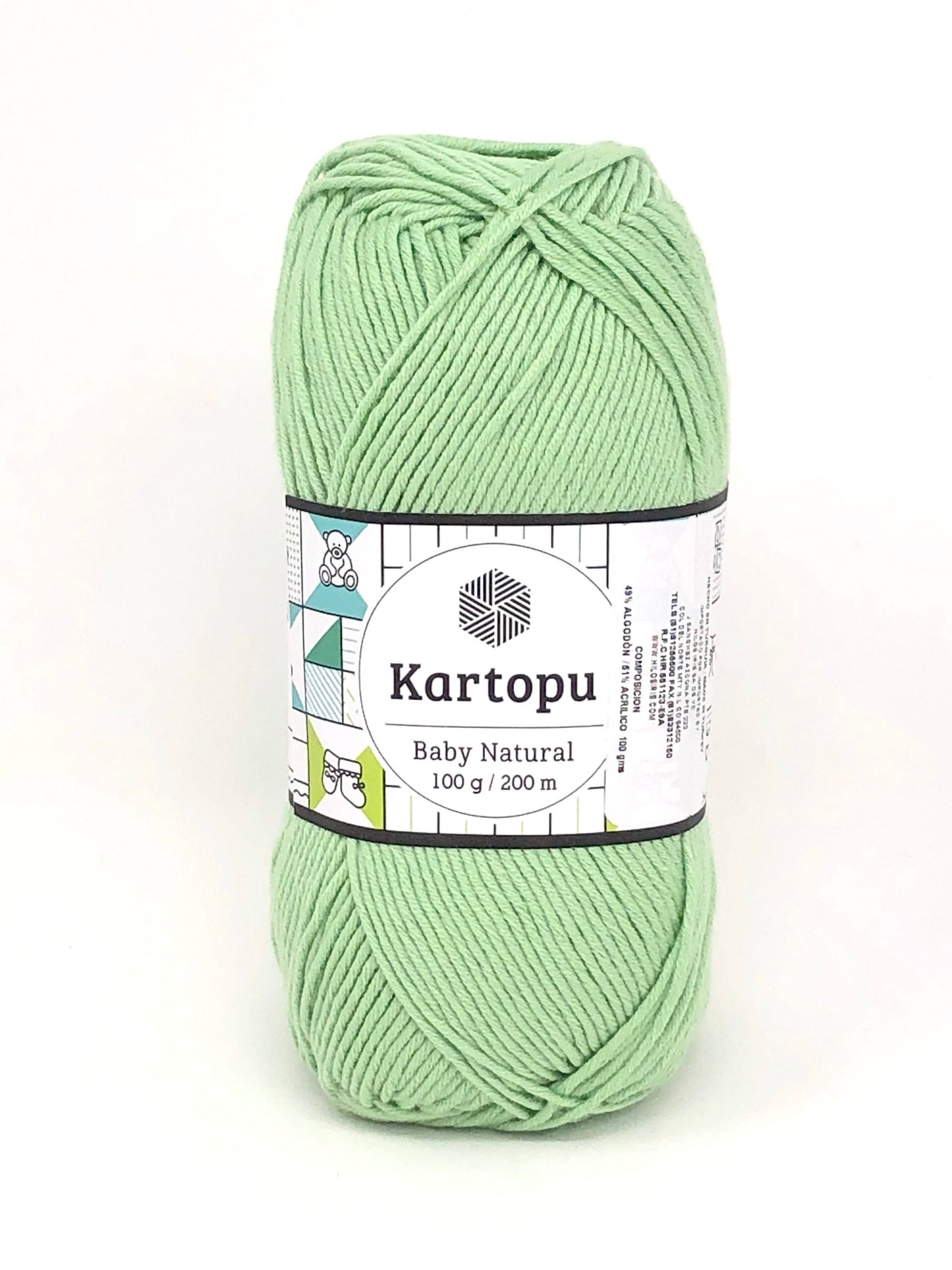 KARTOPU BABY NATURAL K1438 YEŞİL