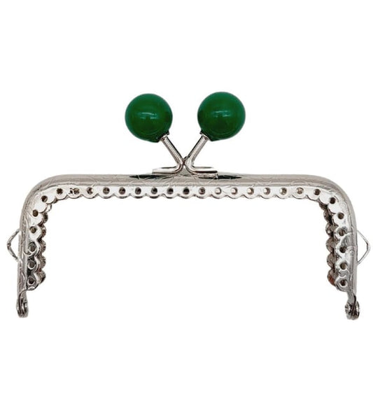 Cüzdan Klipsi - 10.5 cm Yeşil Topuzlu
