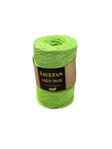 Sarılı Kağıt İp - Yeşil