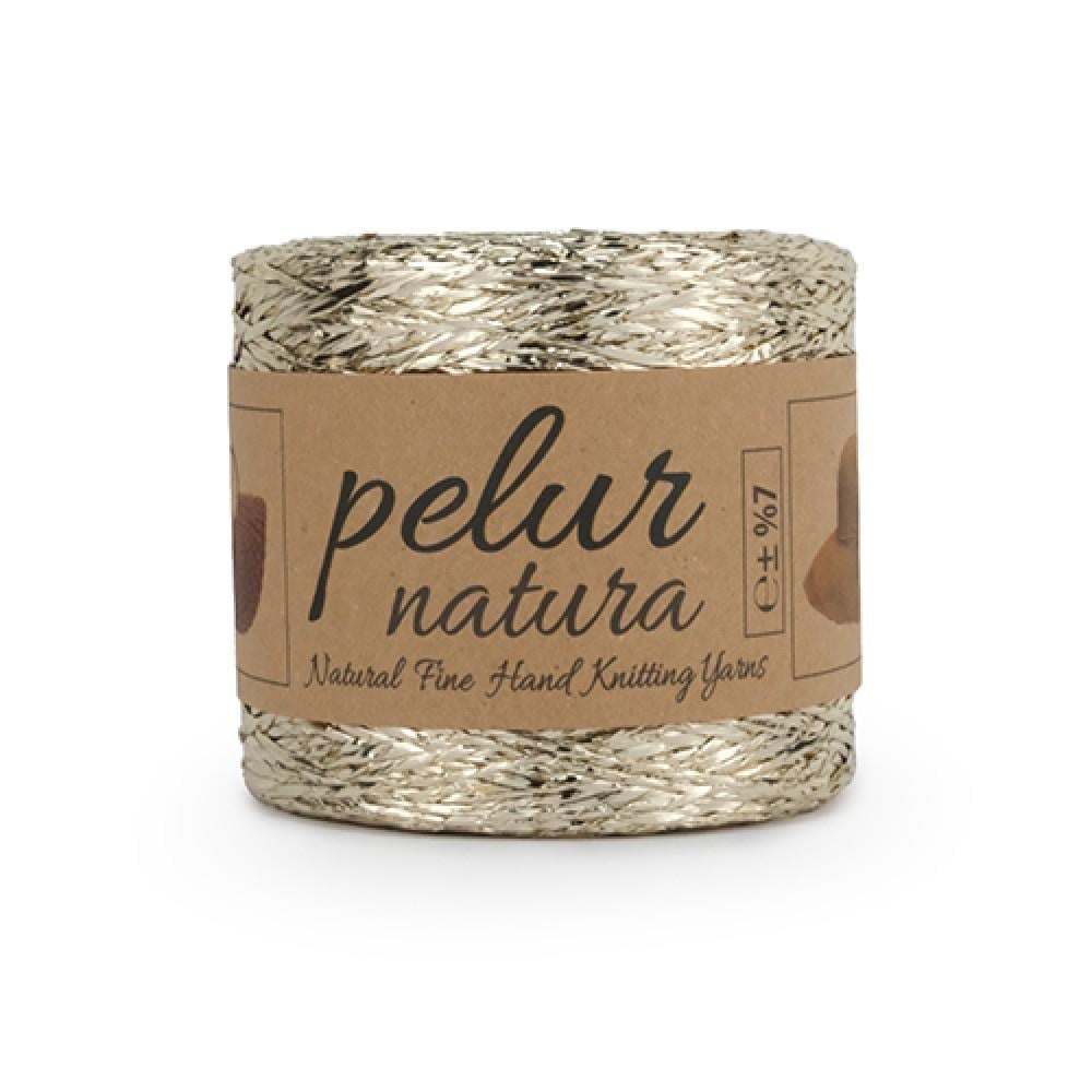 METALİK KAĞIT İP - AÇIK GOLD | 250 GRAM