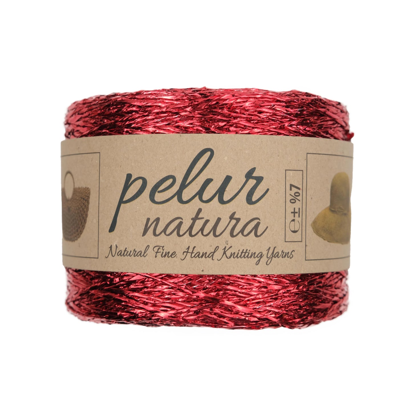 METALİK KAĞIT İP - KIRMIZI | 250 GRAM