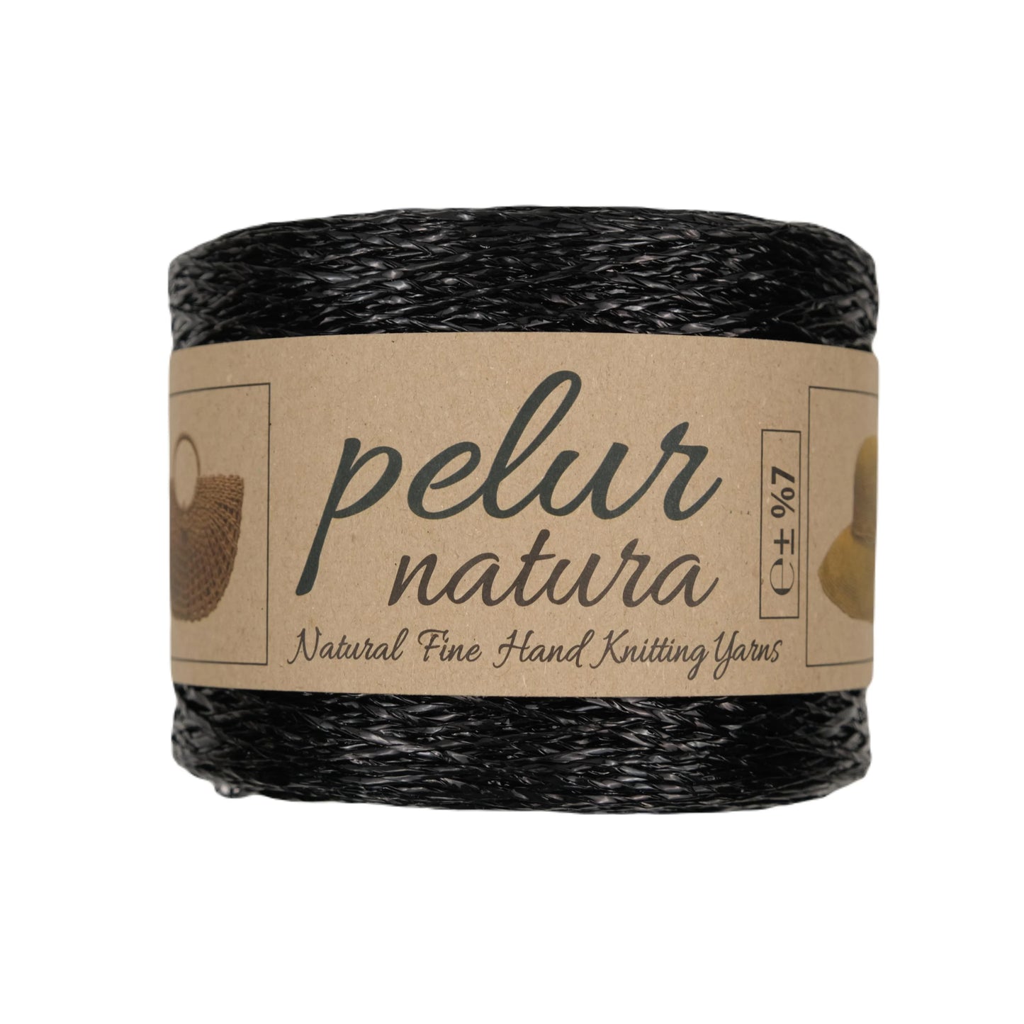 METALİK KAĞIT İP - SİYAH | 250 GRAM