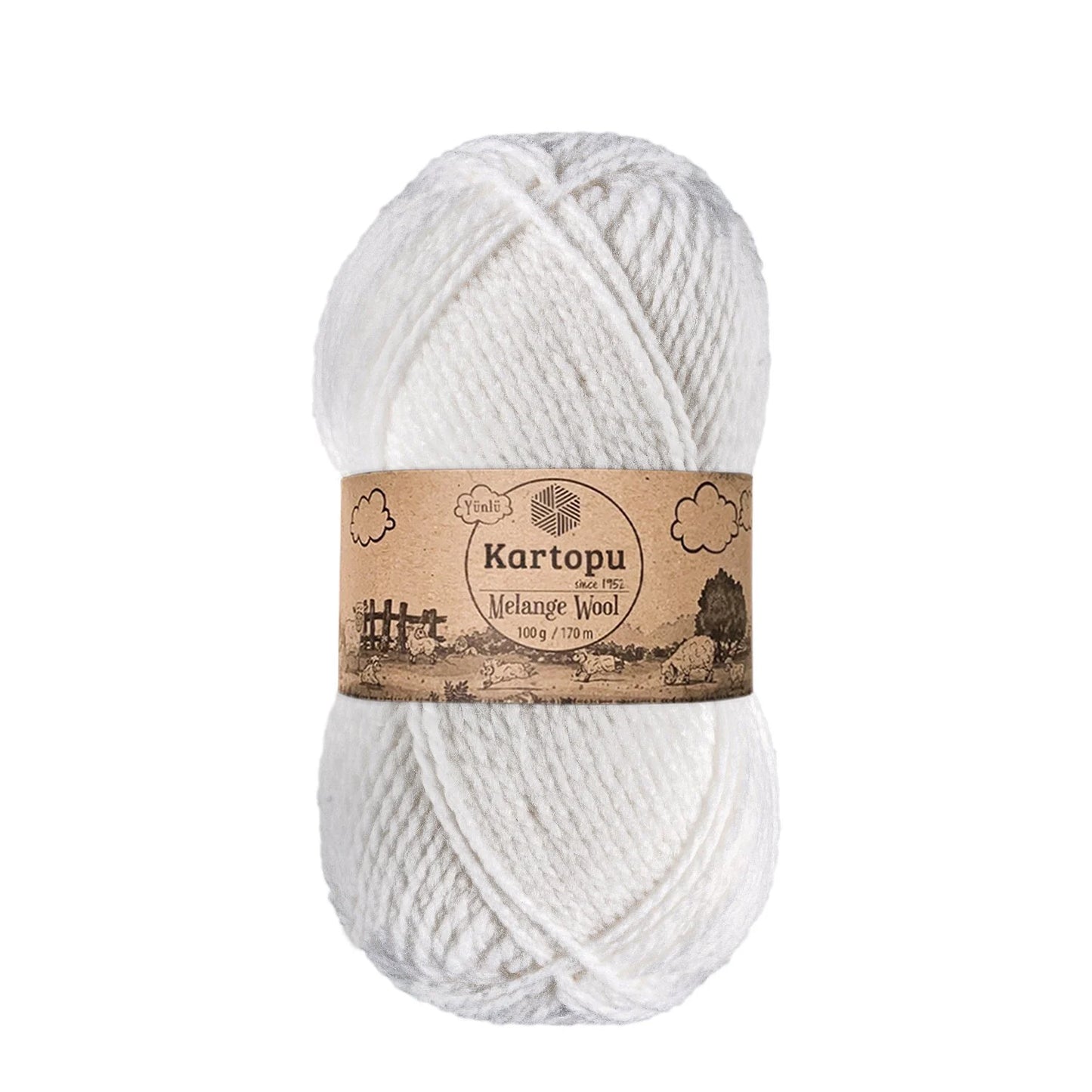 KARTOPU MELANGE WOOL K010