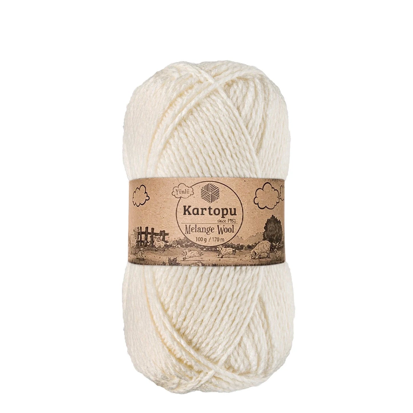 KARTOPU MELANGE WOOL K013