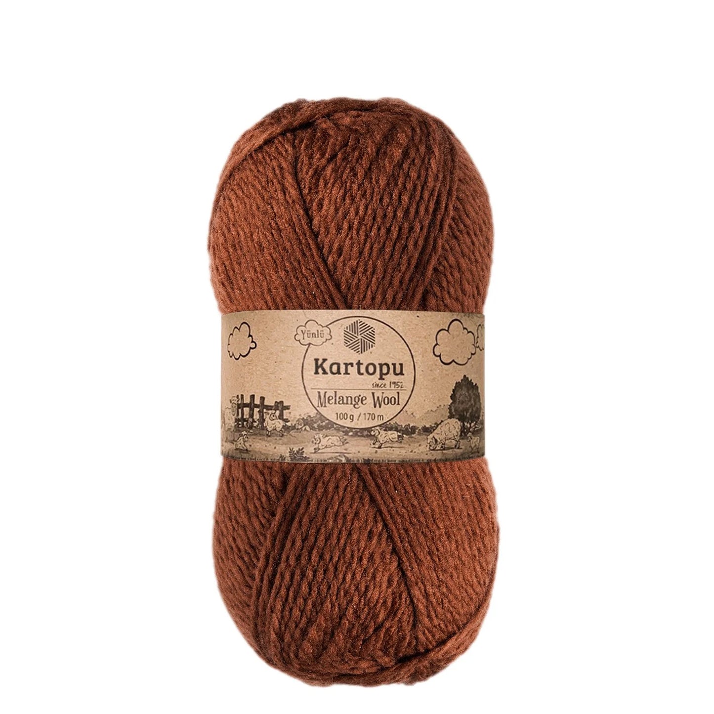 KARTOPU MELANGE WOOL K1892
