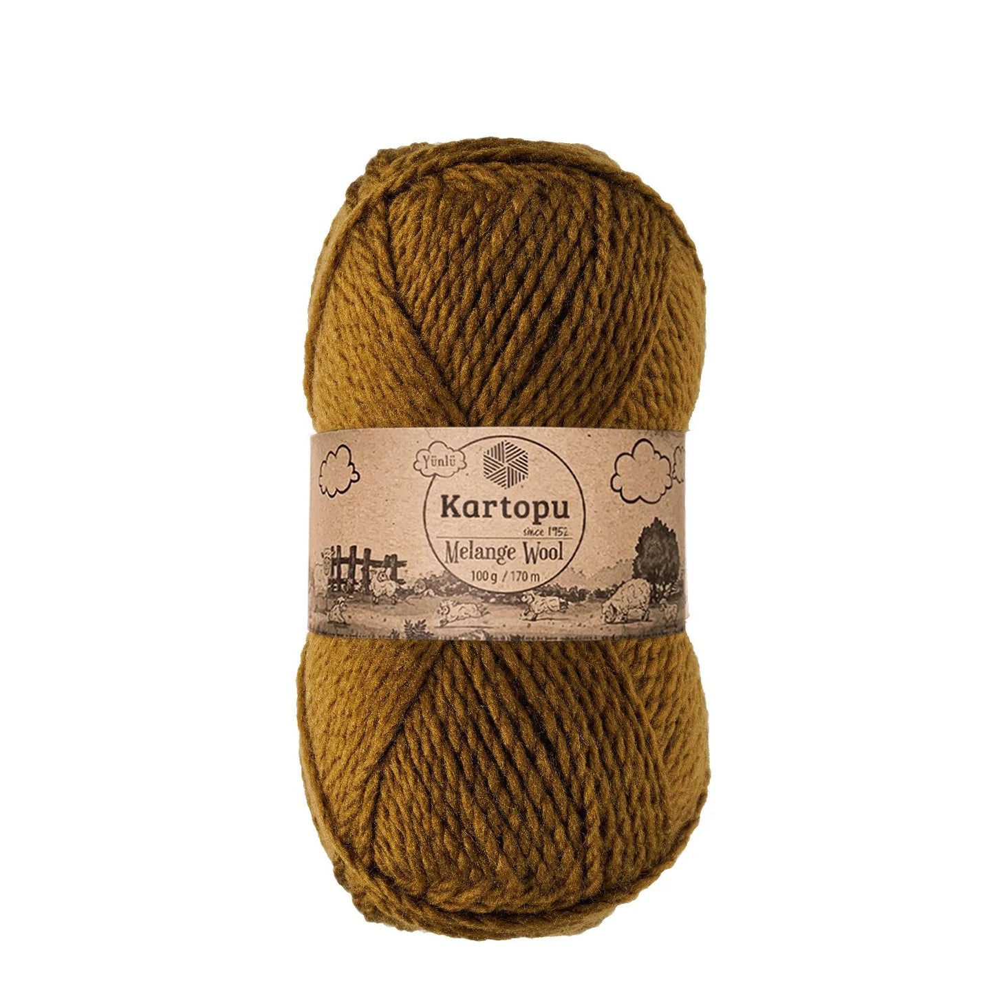 KARTOPU MELANGE WOOL K4001