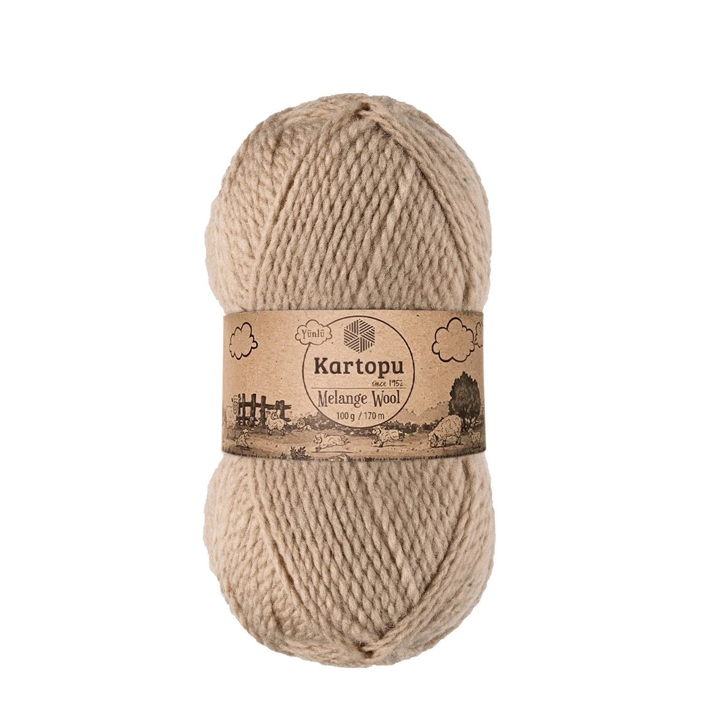 KARTOPU MELANGE WOOL K880