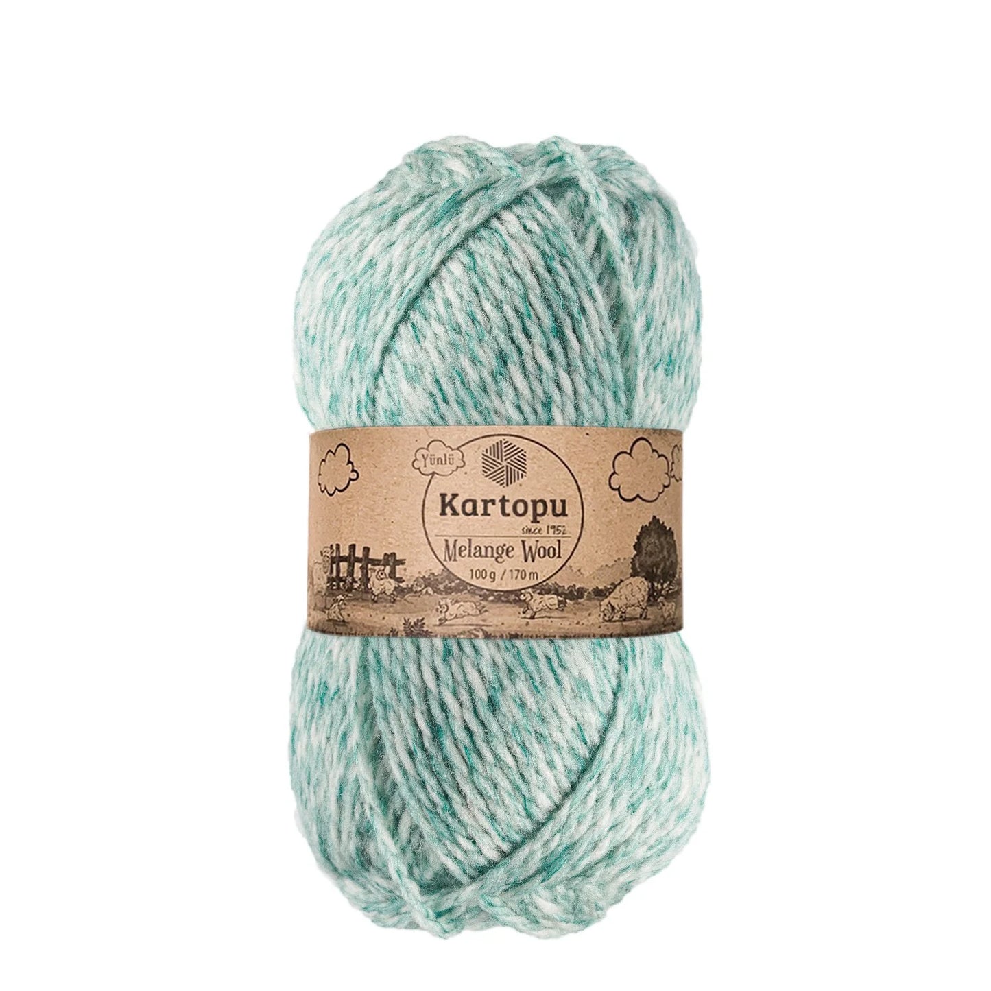 KARTOPU MELANGE WOOL K9000