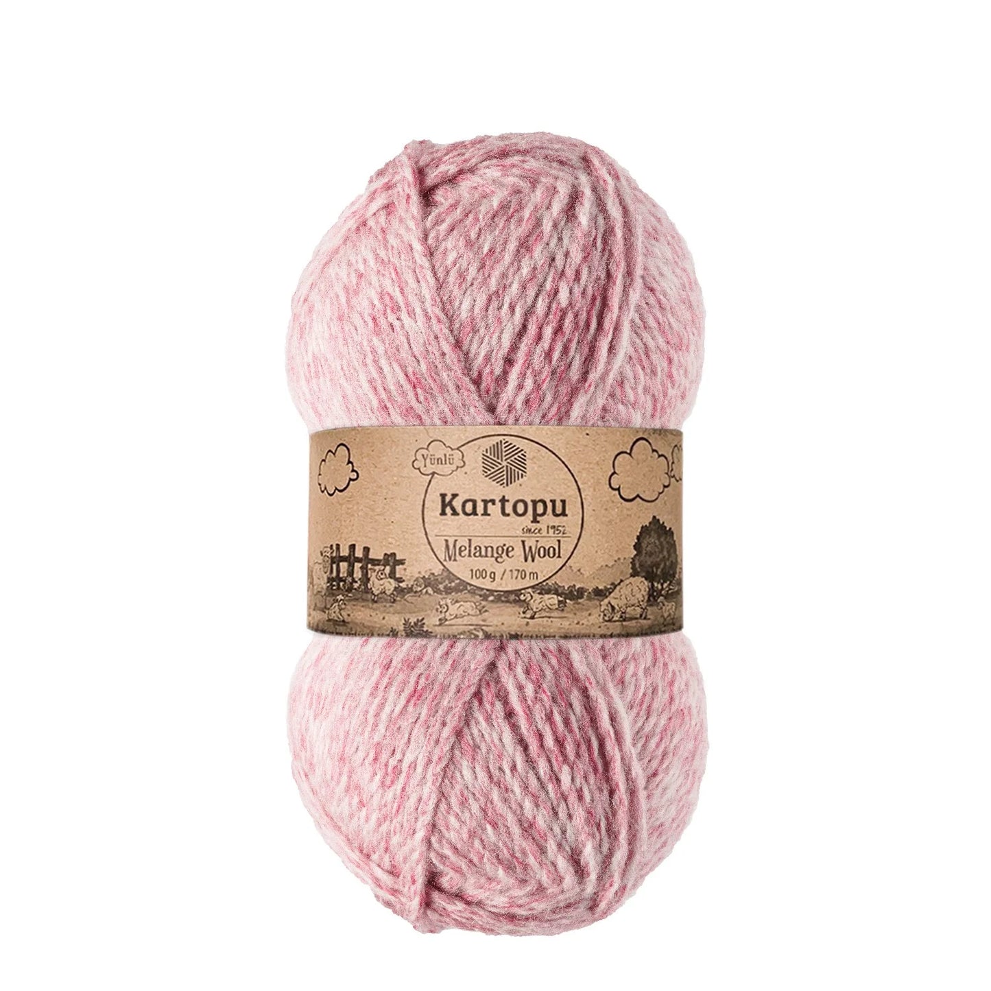 KARTOPU MELANGE WOOL K9004